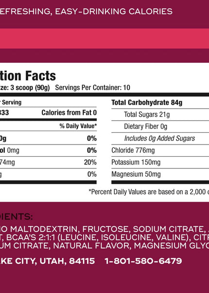 333 - HalfEvil                       High-Carb Endurance Fuel