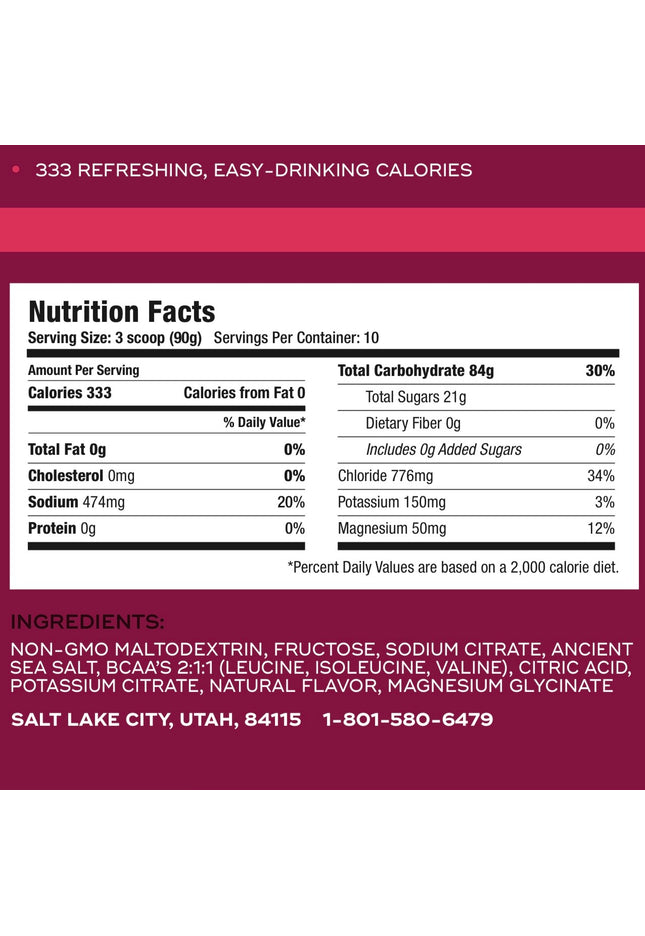 333 - HalfEvil                       High-Carb Endurance Fuel