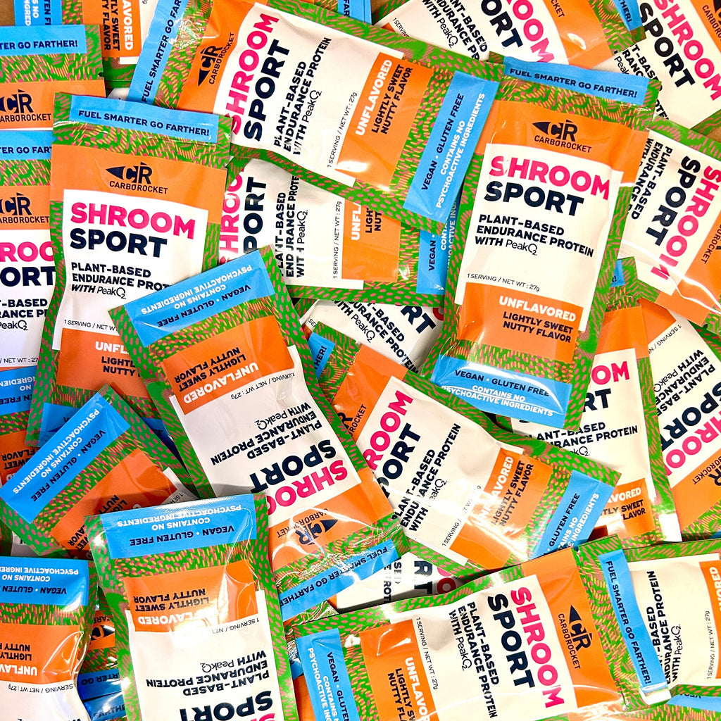 Shroom Sport Vegan Protein + Mushroom Complex Carborocket